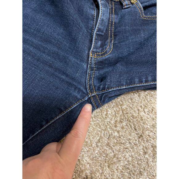 Comfort Relaxed Classic everyday luxury blue jeans Tory Burch straight sz 26 - Picture 11 of 11